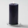 Richland Pillar Candles 3"x6" Navy Blue Set Of 6 1 Richland Pillar Candles 3"x6" Navy Blue Set Of 6 -Candle Decorations mg 1877 1