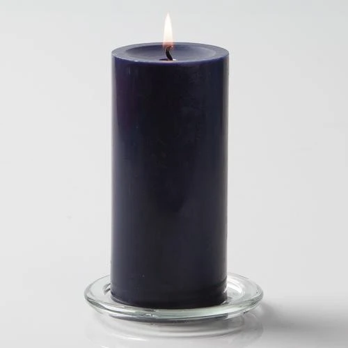 Richland Pillar Candles 3"x6" Navy Blue Set Of 12 3 Richland Pillar Candles 3"x6" Navy Blue Set Of 12
