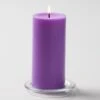 Richland Pillar Candles 3"x6" Lavender Set Of 24 -Candle Decorations mg 1879 1 1 1