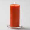 Richland Pillar Candles 3"x6" Orange Set Of 24 1 Richland Pillar Candles 3"x6" Orange Set Of 24 -Candle Decorations mg 1880 1 1 1