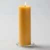 Richland Pillar Candles 3"x9" Yellow Set Of 24 -Candle Decorations mg 1883 1 1 1