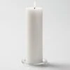 Richland Pillar Candles 3"x9" White Set Of 6 2 Richland Pillar Candles 3"x9" White Set Of 6 -Candle Decorations mg 1888 1