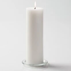 Richland Pillar Candles 3"x9" White Set Of 6
