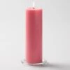 Richland Pillar Candles 3"x9" Pink Set Of 12 -Candle Decorations mg 1892 1 1
