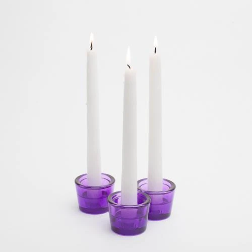 Richland Multi-Use Tealight And Taper Holder Purple Set Of 72 5 Richland Multi-Use Tealight And Taper Holder Purple Set Of 72 - Image 3
