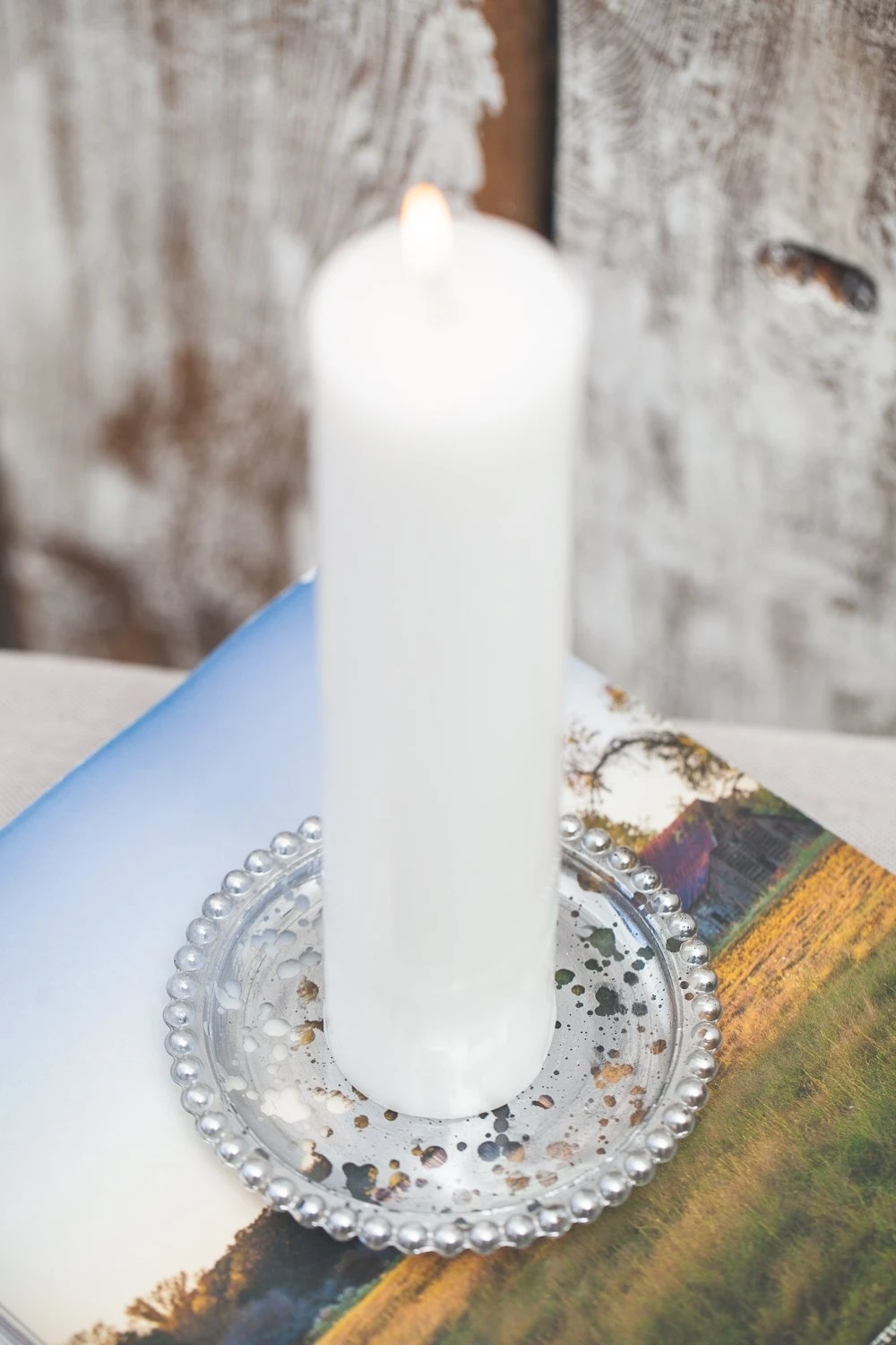 Richland Silver Beaded Mercury Pillar Plates Set Of 48 4 Richland Silver Beaded Mercury Pillar Plates Set Of 48 - Image 2