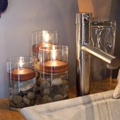 Richland Floating Candles 3" Brown Set Of 96 8 Richland Floating Candles 3" Brown Set Of 96 -Candle Decorations mg 9994 2