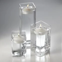 Eastland Square Vases 6", 8" & 12" Set Of 3 9 Eastland Square Vases 6", 8" & 12" Set Of 3 -Candle Decorations o13 copy 429f6c01 5e86 41ab a233 ff299390a288