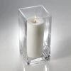 Richland Pillar Candle 6" & Eastland Square Holder 8" Set Of 12 1 Richland Pillar Candle 6" & Eastland Square Holder 8" Set Of 12 -Candle Decorations o18 5