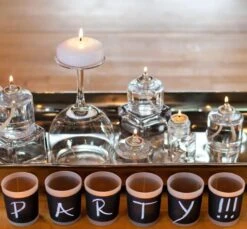 Eastland Chalkboard Votive Holder Set Of 288 -Candle Decorations party 6528e4e7 111f 4507 b20a ad6cad5eb569