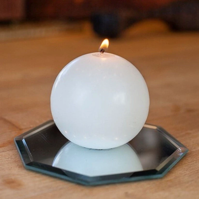 Richland Sphere Candle 3" White Set Of 24 4 Richland Sphere Candle 3" White Set Of 24 - Image 2