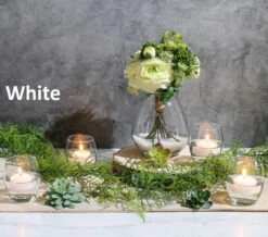 Eastland Grande Hurricane Holders & Richland Floating Candles 2" Set Of 72 -Candle Decorations whitefloat d2c957a5 bfc1 41cb 926b 3745adce5333