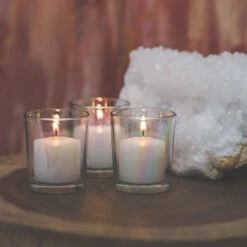 Richland Votive Candles White Citronella Scented 10 Hour Set Of 72 -Candle Decorations whitevotive3